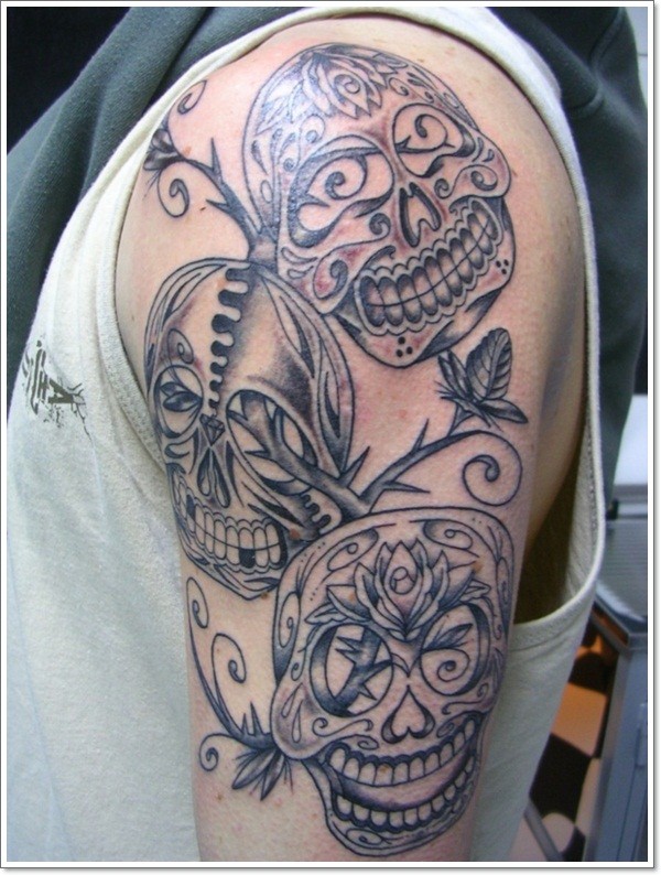 schwarzgrauer mexikanischer zuckersch 228 del tattoo schwarzgrauer mexikanischer zuckersch 228 del tattoo