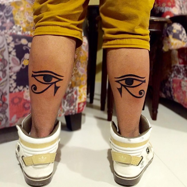 ägyptisches auge tattoo