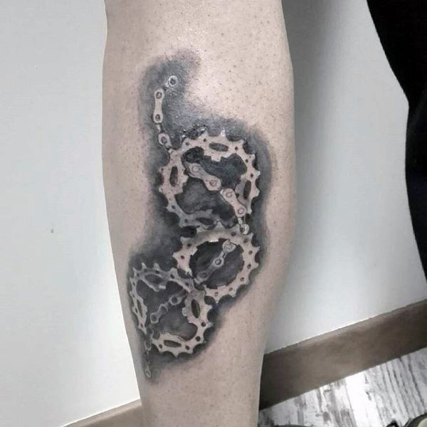 fahrradkette tattoo