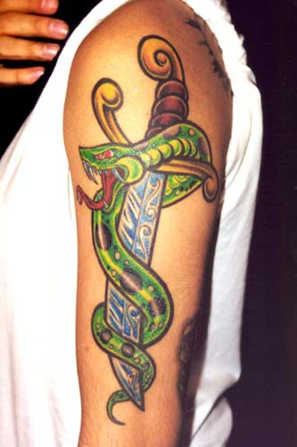 Grüne Tattoos